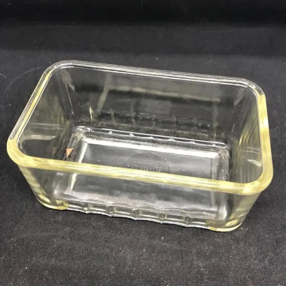 Small Vintage Glasbake Casserole Baking Refrigerator Storage Dish, No Lid
